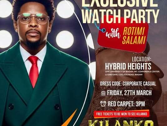 Kilanko watch party Ibadan Rotimi Salami
