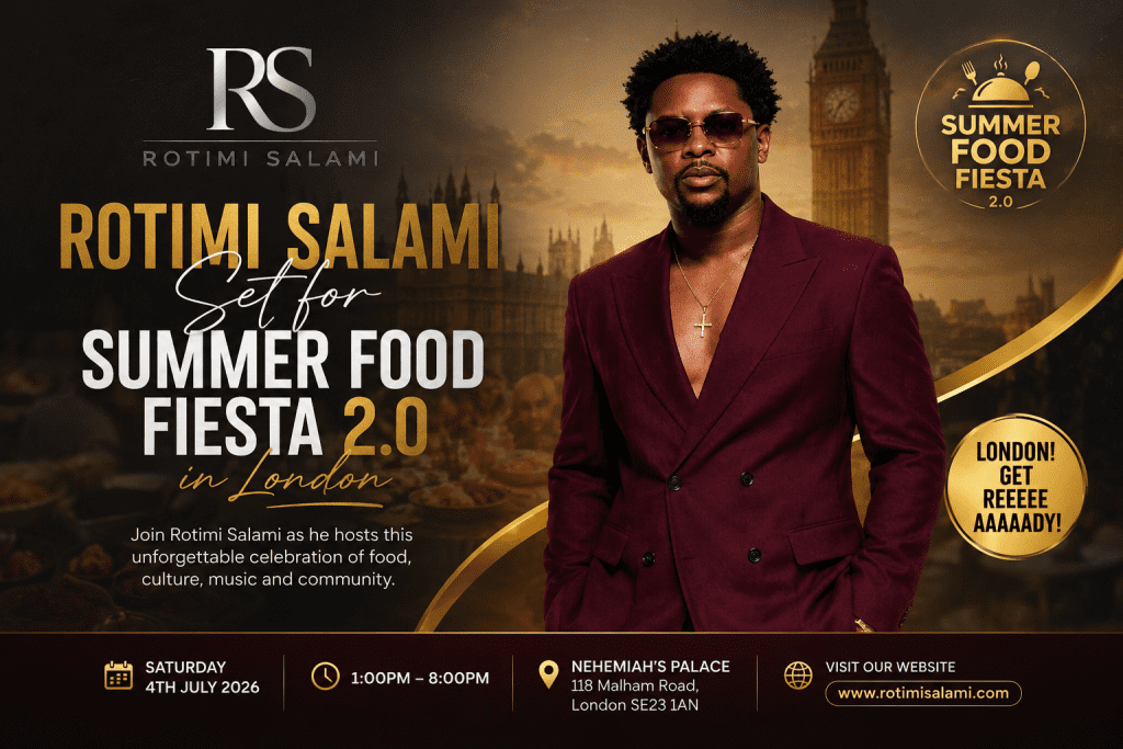 Rotimi Salami Summer Food Fiesta London