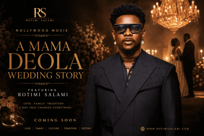 Rotimi Salami joins the cast of A Mama Deola Wedding Story alongside leading Nollywood stars